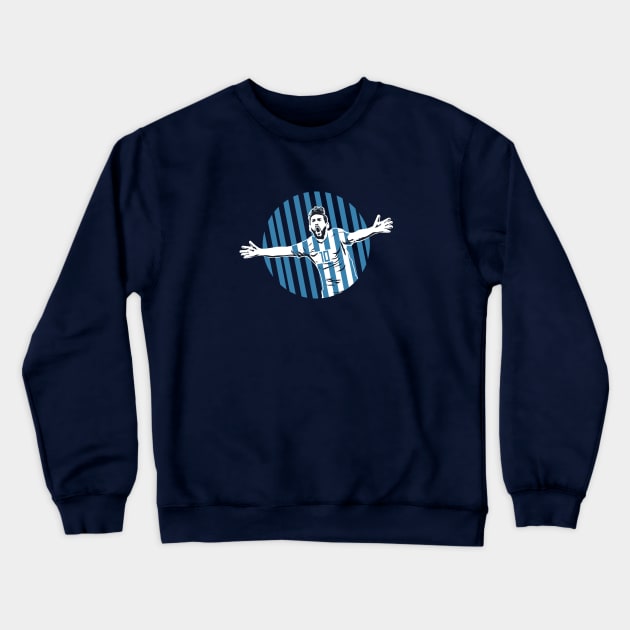 Messi Celebrating Crewneck Sweatshirt by StripTees